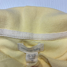Load image into Gallery viewer, Boys Cotton On Baby, yellow cotton polo shirt / top, GUC, size 0,  