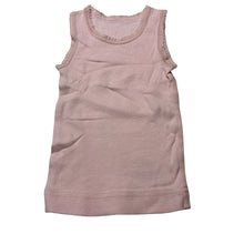 Load image into Gallery viewer, Girls Marquise, pink soft cotton singlet top, EUC, size 000,  