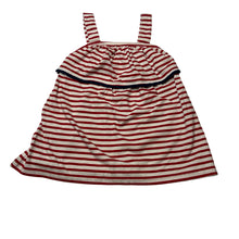 Load image into Gallery viewer, Girls Jumping Beans, red &amp; white stripe summer top, GUC, size 2,  