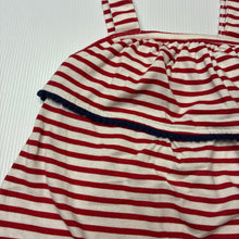 Load image into Gallery viewer, Girls Jumping Beans, red &amp; white stripe summer top, GUC, size 2,  