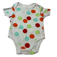 Load image into Gallery viewer, Unisex Dymples, colourful cotton bodysuit / romper, EUC, size 000,  
