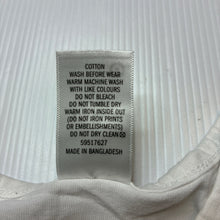 Load image into Gallery viewer, Girls Target, white cotton t-shirt / top, FUC, size 00,  