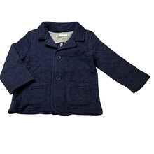 Load image into Gallery viewer, Unisex Target, blue soft feel quiilted jacket / coat, GUC, size 0,  