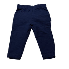 Load image into Gallery viewer, Girls Dymples, navy ruffle leggings / bottoms, EUC, size 000,  