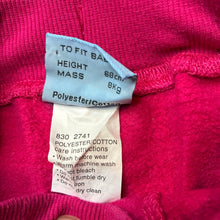 Load image into Gallery viewer, Girls Match It, pink fleece lined track / sweat pants, GUC, size 00,  