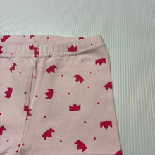 Load image into Gallery viewer, Girls Target, pink stretchy leggings / bottoms, FUC, size 000,  