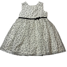 Load image into Gallery viewer, Girls Carter's, lined black &amp; white tulle party dress, GUC, size 1-2, L: 45cm
