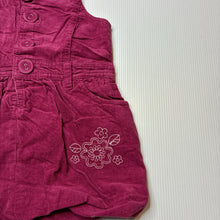 Load image into Gallery viewer, Girls Sprout, lined corduroy bubble dress, GUC, size 0, L: 38cm