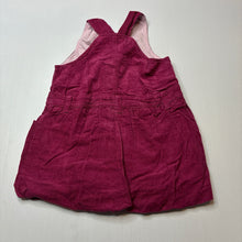 Load image into Gallery viewer, Girls Sprout, lined corduroy bubble dress, GUC, size 0, L: 38cm