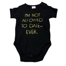 Load image into Gallery viewer, Girls Ollie's Place, black cotton bodysuit / romper, EUC, size 00,  