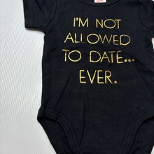 Load image into Gallery viewer, Girls Ollie's Place, black cotton bodysuit / romper, EUC, size 00,  