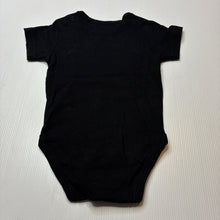 Load image into Gallery viewer, Girls Ollie's Place, black cotton bodysuit / romper, EUC, size 00,  