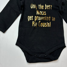 Load image into Gallery viewer, Girls Tilly &amp; Wilbur, black stretchy bodysuit / romper, neice, EUC, size 0,  