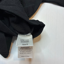 Load image into Gallery viewer, Girls Tilly &amp; Wilbur, black stretchy bodysuit / romper, neice, EUC, size 0,  