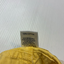 Load image into Gallery viewer, Boys Osh Kosh, yellow cotton cargo shorts, adjustable, GUC, size 0,  