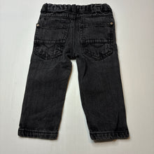 Load image into Gallery viewer, Boys Pumpkin Patch, dark denim jeans, adjustable, GUC, size 1,  