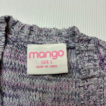 Load image into Gallery viewer, Girls Mango, knit bolero cardigan / sweater, GUC, size 1,  