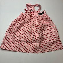 Load image into Gallery viewer, Girls Oobi, lightweight spotted cotton party dress, EUC, size 1, L: 45cm