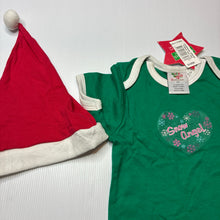 Load image into Gallery viewer, Girls Nutcracker, cotton Christmas t-shirt &amp; hat set, NEW, size 1,  