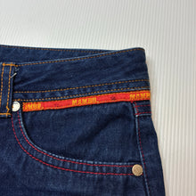 Load image into Gallery viewer, Girls Mambo, blue denim skirt, W: 32cm across, L: 28.5cm, GUC, size 8,  