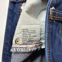 Load image into Gallery viewer, Girls Mambo, blue denim skirt, W: 32cm across, L: 28.5cm, GUC, size 8,  