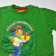 Load image into Gallery viewer, Boys Nickelodeon, Dora Explorer Pablo Christmas cotton t-shirt, GUC, size 6,  