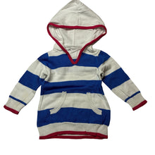 Load image into Gallery viewer, Girls Pumpkin Patch, knit lightweight cotton hoodie sweater, GUC, size 0,  