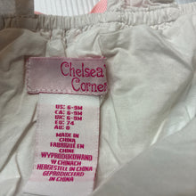 Load image into Gallery viewer, Girls Chelsea's Corner, lightweight cotton romper dress, seaside, GUC, size 0, L: 38cm