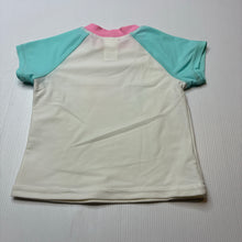 Load image into Gallery viewer, Girls Target, short sleeve rashie swim top,mermaid, FUC, size 1,  