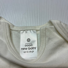 Load image into Gallery viewer, Girls Target, cream stretchy t-shirt / top,rabbit, EUC, size 0000,  