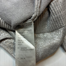 Load image into Gallery viewer, Girls Cotton On, grey / silver knit zip cardigan, FUC, size 0,  