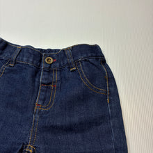 Load image into Gallery viewer, Boys Tiny Little Wonders, blue denim jeans,elasticated, EUC, size 0,  