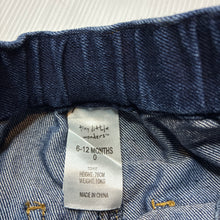 Load image into Gallery viewer, Boys Tiny Little Wonders, blue denim jeans,elasticated, EUC, size 0,  