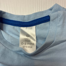 Load image into Gallery viewer, Boys Target, blue cotton long sleeve t-shirt / top,basketball, EUC, size 000,  