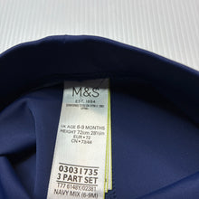 Load image into Gallery viewer, Unisex M&amp;S, navy stretchy swim bottoms, EUC, size 0,  
