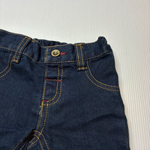 Load image into Gallery viewer, Boys Tiny Little Wonders, dark denim pants,elasticated, EUC, size 000,  