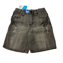 Load image into Gallery viewer, Boys Target, grey distressed denim jean shorts,adjustable, NEW, size 1,  