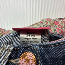 Load image into Gallery viewer, Girls Next, blue denim skirt, adjustable, EUC, size 2-3,  