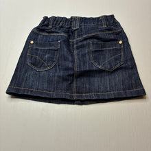 Load image into Gallery viewer, Girls Next, blue denim skirt, adjustable, EUC, size 2-3,  
