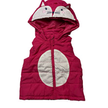Load image into Gallery viewer, Girls Target, pink hooded puffer vest / jacket, EUC, size 00,  