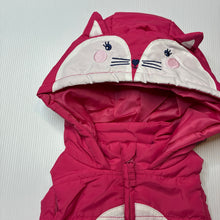 Load image into Gallery viewer, Girls Target, pink hooded puffer vest / jacket, EUC, size 00,  