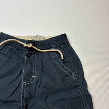 Load image into Gallery viewer, Boys Now, vintage blue cotton shorts, elasticated, wash fade, FUC, size 1,  