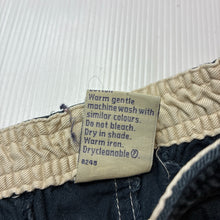 Load image into Gallery viewer, Boys Now, vintage blue cotton shorts, elasticated, wash fade, FUC, size 1,  