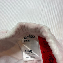 Load image into Gallery viewer, Girls Anko Baby, soft velour pyjama pants / bottoms, elasticated, EUC, size 000,  