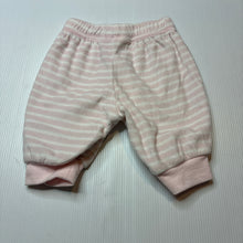 Load image into Gallery viewer, Girls Anko Baby, soft velour pyjama pants / bottoms, elasticated, EUC, size 000,  