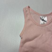 Load image into Gallery viewer, Girls Target, Baby,pink ribbed cotton singlet top, EUC, size 00,  