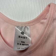 Load image into Gallery viewer, Girls Target, Baby,pink ribbed cotton singlet top, EUC, size 00,  