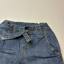 Load image into Gallery viewer, Boys Target, blue denim shorts, adjustable, GUC, size 1,  