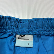 Load image into Gallery viewer, Boys Now, lightweight / board shorts, elasticated, EUC, size 1,  