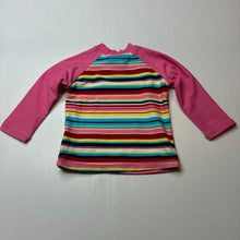 Load image into Gallery viewer, Girls Pumpkin Patch, long sleeve rashie / swim top, EUC, size 00,  